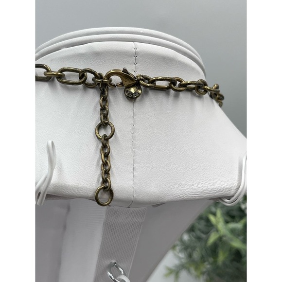 J. Crew Pink Coral Cream Opalescent Glowing Rhinestone Statement Necklace - Picture 9 of 15